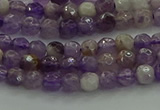 CNA1010 15.5 inches 4mm faceted round dogtooth amethyst beads