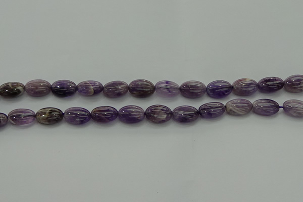 CNA1036 15.5 inches 8*12mm oval dogtooth amethyst beads wholesale