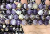 CNA1086 15.5 inches 14mm round dogtooth amethyst beads wholesale