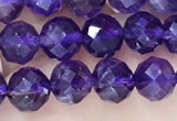 CNA1166 15.5 inches 6mm faceted round amethyst beads wholesale