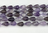 CNA1180 15.5 inches 11*16mm teardrop amethyst beads wholesale