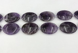 CNA1195 15.5 inches 30*40mm oval amethyst beads wholesale