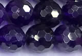 CNA1252 15 inches 10mm faceted round amethyst beads