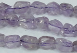 CNA201 15.5 inches 10*14mm faceted nugget natural amethyst beads