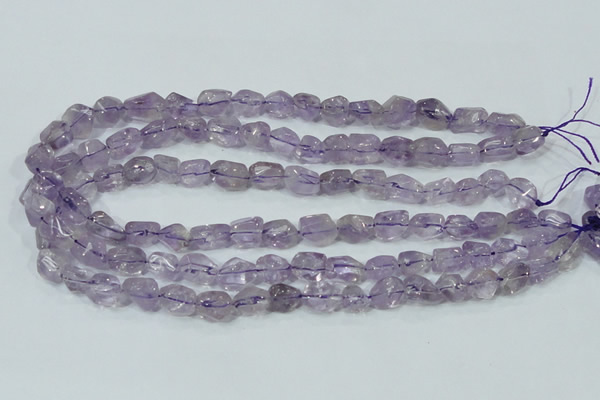 CNA201 15.5 inches 10*14mm faceted nugget natural amethyst beads