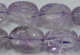 CNA204 15.5 inches 18*25mm nugget natural amethyst beads