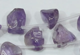 CNA205 15.5 inches 12*20mm natural amethyst gemstone chips beads