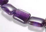 CNA22 13*18mm rectangle A- grade natural amethyst bead Wholesale