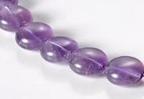 CNA24 10mm flat round A- grade natural amethyst beads Wholesale