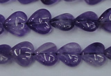 CNA282 15.5 inches 12*12mm heart natural amethyst beads wholesale