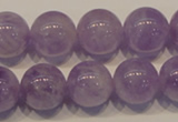 CNA303 15.5 inches 14mm round natural lavender amethyst beads