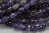 CNA32 15.5 inches 6*9mm teardrop grade A natural amethyst beads