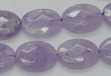 CNA331 15.5 inches 15*20mm faceted oval natural lavender amethyst beads