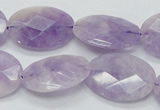 CNA332 15.5 inches 18*25mm faceted oval natural lavender amethyst beads