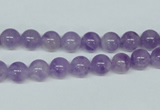 CNA400 15.5 inches 4mm round natural lavender amethyst beads