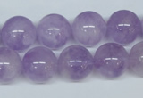 CNA406 15.5 inches 18mm round natural lavender amethyst beads