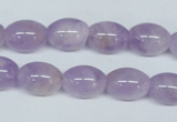 CNA412 15.5 inches 10*14mm rice natural lavender amethyst beads