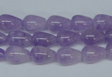 CNA416 15.5 inches 8*12mm teardrop natural lavender amethyst beads