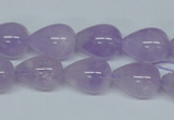 CNA417 15.5 inches 10*14mm teardrop natural lavender amethyst beads