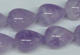 CNA419 15.5 inches 15*20mm teardrop natural lavender amethyst beads