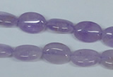 CNA444 15.5 inches 10*14mm oval natural lavender amethyst beads