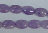 CNA445 15.5 inches 12*16mm oval natural lavender amethyst beads