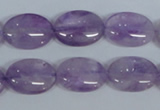 CNA447 15.5 inches 15*20mm oval natural lavender amethyst beads