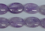 CNA448 15.5 inches 16*22mm oval natural lavender amethyst beads