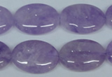 CNA449 15.5 inches 18*25mm oval natural lavender amethyst beads