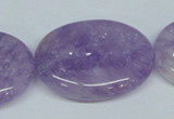 CNA451 15.5 inches 25*30mm oval natural lavender amethyst beads