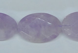 CNA459 15.5 inches 22*30mm faceted oval natural lavender amethyst beads