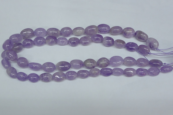 CNA465 15.5 inches 10*14mm nugget natural lavender amethyst beads