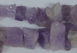 CNA469 15.5 inches 8*15mm chips natural lavender amethyst beads