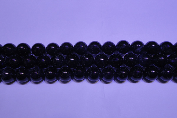 CNA562 15.5 inches 8mm round AA grade natural dark amethyst beads