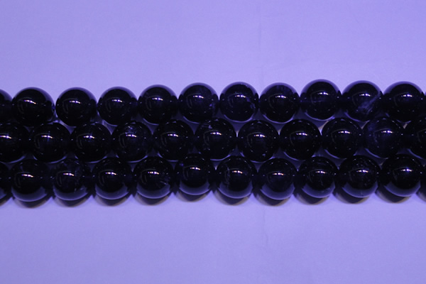 CNA565 15.5 inches 14mm round AA grade natural dark amethyst beads