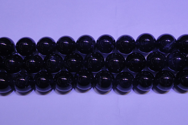 CNA567 15.5 inches 18mm round AA grade natural dark amethyst beads