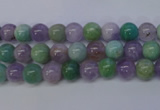 CNA651 15 inches 6mm round lavender amethyst & amazonite beads