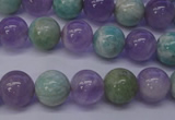 CNA653 15 inches 10mm round lavender amethyst & amazonite beads