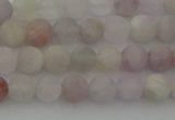 CNA671 15.5 inches 6mm round matte lavender amethyst beads