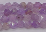 CNA691 15.5 inches 6mm faceted nuggets lavender amethyst beads