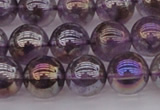 CNA703 15.5 inches 10mm round AB-color amethyst gemstone beads