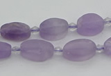 CNA721 15.5 inches 8*12mm oval amethyst gemstone beads wholesale