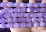 CNA785 15.5 inches 10*14mm drum lavender amethyst beads