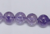 CNA803 15.5 inches 10mm round natural light amethyst beads