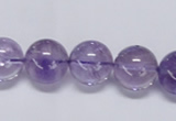 CNA804 15.5 inches 12mm round natural light amethyst beads