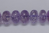 CNA811 15.5 inches 10*14mm rondelle natural light amethyst beads