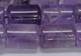 CNA815 15.5 inches 15*20mm tube natural light amethyst beads