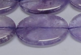 CNA837 15.5 inches 25*35mm oval natural light amethyst beads