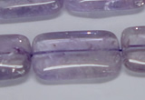 CNA855 15.5 inches 20*30mm rectangle natural light amethyst beads