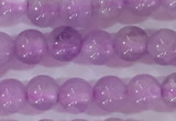 CNA950 15.5 inches 4mm round natural lavender amethyst beads